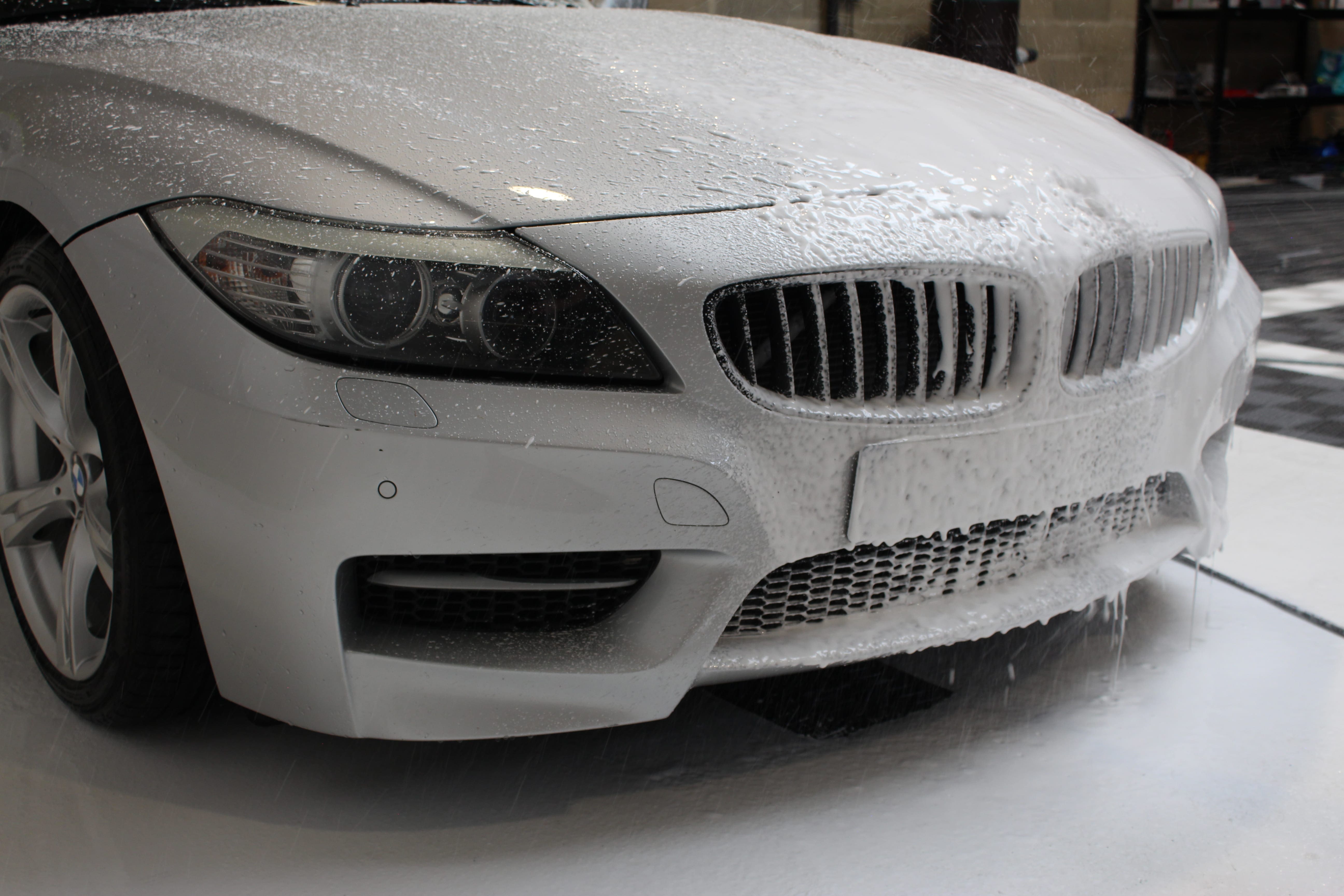 BMWZ4 - Vue de face avec de la mousse
